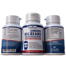 Load image into Gallery viewer, Big Beard Manlier Fuller Beard Growth Pills Capsules