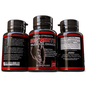 Big Girth Male Enhancement Stamina Booster Libido 100% Natural Herbal Supplement Pills