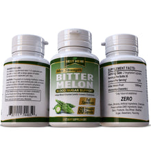 Load image into Gallery viewer, Bitter Melon Overall Heart Health Regulates Blood Sugar & Glucose Levels Helps Cholesterol Pills Capsules