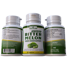 Load image into Gallery viewer, Bitter Melon Regulates Blood Sugar & Glucose Levels Helps Cholesterol Pills Capsules