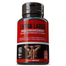 Load image into Gallery viewer, Male XL Extra Large Enhancement Performance Stamina Booster 100% Natural Herbal Supplement Pills