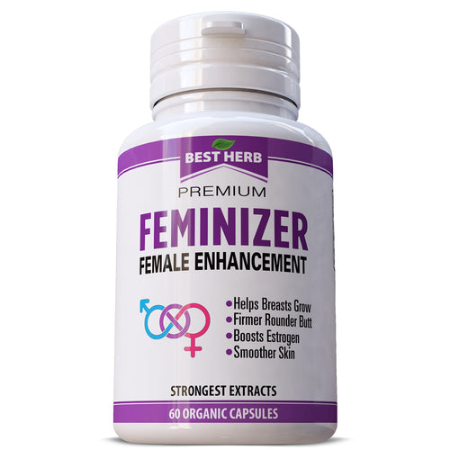 Feminizer PLUS with Pueraria Mirifica Extract & Fenugreek Extract Premium 100% Natural Herbal Supplement LGBT Pills Breast Grow