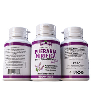 Pueraria Mirfica PLUS Fenugreek Extracts Bust Enlargement Breast Firming Pills