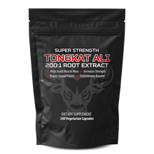 Load image into Gallery viewer, 240 x Capsules / Pills Tongkat Ali Best Herb SUPER STRENGTH Root Premium Wild Grade 'A' Extract 200:1 Power For men 100% Natural Herbal Supplement