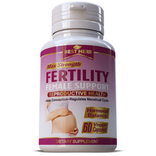 Load image into Gallery viewer, CONCEPTION AID INCREASE FEMALE FERTILITY SUPPORT OVULATION HERBS PILLS