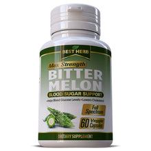 Load image into Gallery viewer, Bitter Melon Overall Heart Health Regulates Blood Sugar & Glucose Levels Helps Cholesterol Pills Capsules