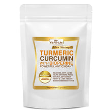Load image into Gallery viewer, 240 x Capsules Turmeric Curcumin 95% With Black Pepper (BioPerine) Strongest 10,000mg Extract