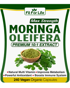 240 x Capsules Organic Moringa Oleifera Leaf Extract Natural Multi-Vitamin Boosts Immune System