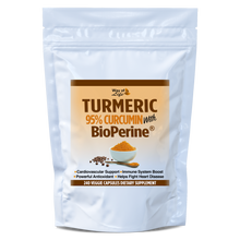 Load image into Gallery viewer, 240 x Capsules Turmeric Curcumin 95% With Black Pepper (BioPerine) Strongest 10,000mg Extract