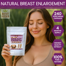 Load image into Gallery viewer, 240 X Capsules / Pills Breast Growth Pueraria Mirfica Farmed Extract Bust Enlargement Firming