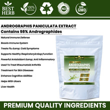 Load image into Gallery viewer, 240 x Pills Andrographis Extract Indian Echinacea Immune Support Treat Flu Cold Influenza Capsules