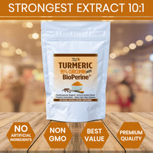 Load image into Gallery viewer, 240 x Capsules Turmeric Curcumin 95% With Black Pepper (BioPerine) Strongest 10,000mg Extract