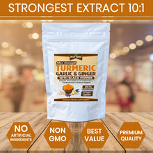 Load image into Gallery viewer, 240 x Capsules Premium Extract Turmeric (Curcumin 95%) with Garlic, Ginger &amp; Black Pepper (BioPerine)