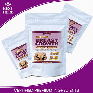 240 X Capsules / Pills Breast Growth Pueraria Mirfica Farmed Extract Bust Enlargement Firming