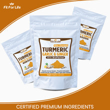 Load image into Gallery viewer, 240 x Capsules Strongest Extract Turmeric (Curcumin 95%) with Garlic, Ginger &amp; Black Pepper (BioPerine)
