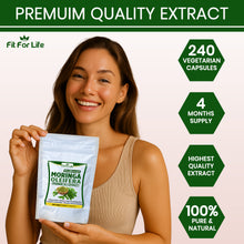 Load image into Gallery viewer, 240 x Capsules Organic Moringa Oleifera Leaf Extract Natural Multi-Vitamin Boosts Immune System