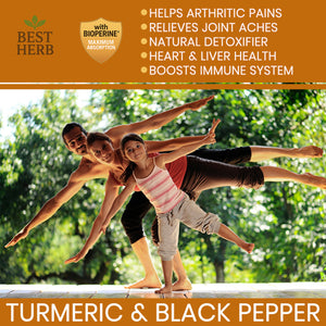 240 x Capsules Premium 10,000mg Extract Turmeric Curcumin 95% With Black Pepper (BioPerine)
