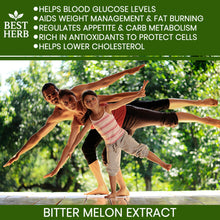 Load image into Gallery viewer, 240 x Bitter Melon Overall Heart Health Regulates Blood Sugar &amp; Glucose Levels Helps Cholesterol Pills Capsules