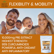 Load image into Gallery viewer, 240 x Capsules Premium Extract Turmeric (Curcumin 95%) with Garlic, Ginger &amp; Black Pepper (BioPerine)