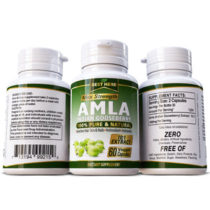 Amla (Amalaki Indian Gooseberry) High Vitamin C Boost 100% Pure Extract Boost Immune Response