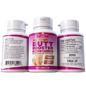 Butt Booster Pueraria Mirifica Natural Boob & Butt Firming Pills Breast Enlargement Capsules