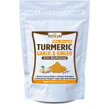 Load image into Gallery viewer, 240 x Capsules Strongest Extract Turmeric (Curcumin 95%) with Garlic, Ginger &amp; Black Pepper (BioPerine)