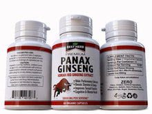 Load image into Gallery viewer, KOREAN RED PANAX GINSENG HIGH STRENGTH GINSENOSIDES EXTRACT BEST HERB PREMIUM SUPPLEMENT
