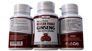 KOREAN RED PANAX GINSENG HIGH STRENGTH GINSENOSIDES EXTRACT FIT FOR LIFE'S PREMIUM SUPPLEMENT