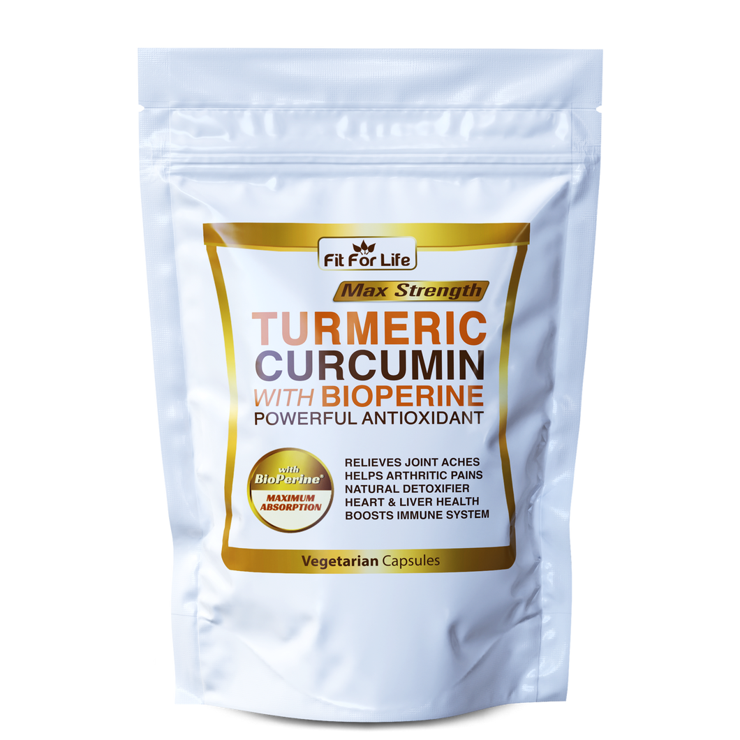 240 x Capsules Turmeric Curcumin 95% With Black Pepper (BioPerine) Strongest 10,000mg Extract