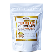 Load image into Gallery viewer, 240 x Capsules Turmeric Curcumin 95% With Black Pepper (BioPerine) Strongest 10,000mg Extract