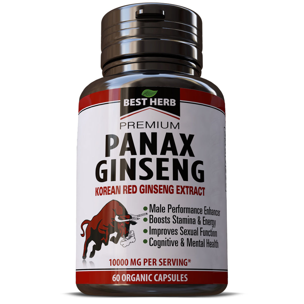 KOREAN RED PANAX GINSENG HIGH STRENGTH GINSENOSIDES EXTRACT BEST HERB PREMIUM SUPPLEMENT