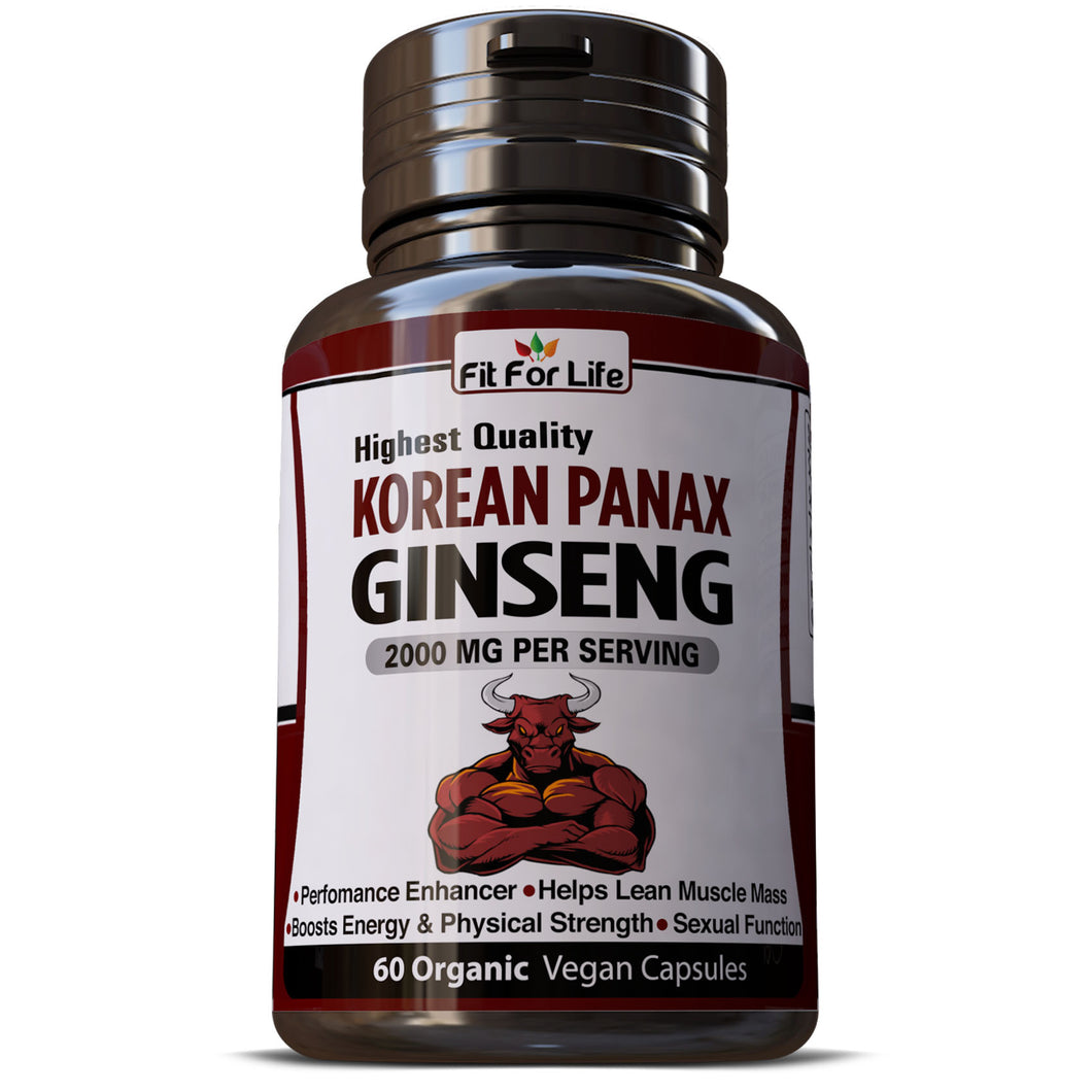 KOREAN RED PANAX GINSENG HIGH STRENGTH GINSENOSIDES EXTRACT FIT FOR LIFE'S PREMIUM SUPPLEMENT