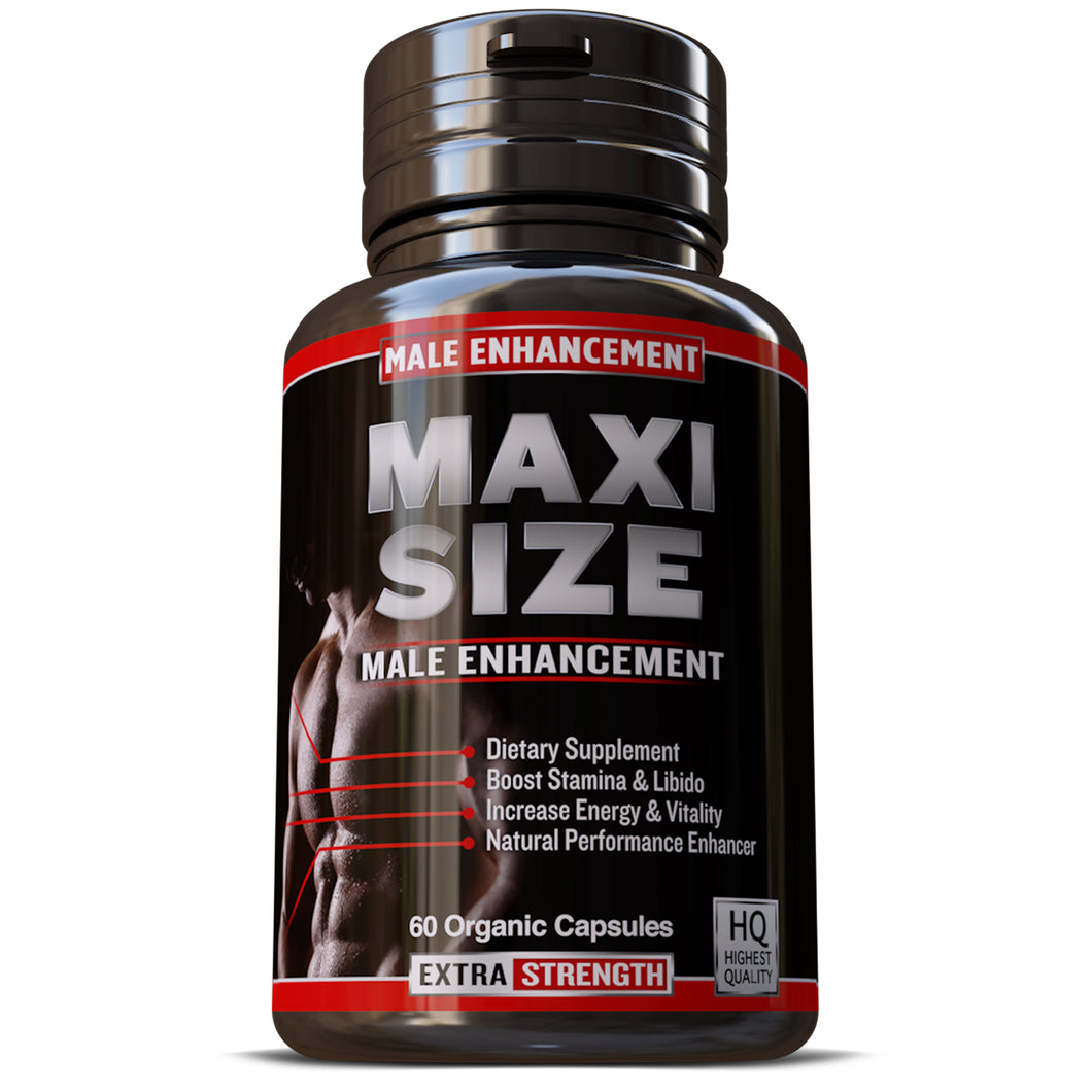 Maxi Size Male Enhancement Sexual Stamina Booster Health 100% Natural Herbal Supplement Pills