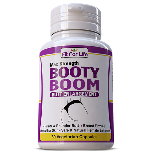 Booty Boom BIG BUTT Natural Boob & Butt Firming Pills Breast Enlargement Pueraria Mirifica Capsules
