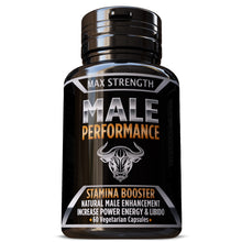 Load image into Gallery viewer, Male Performance Stamina Booster Enhancement Sexual 100% Natural Herbal Supplement Pills