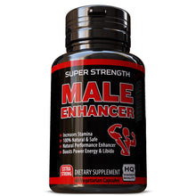 Load image into Gallery viewer, Male Performance Enhancer Stamina Booster Libido 100% Natural Herbal Supplement Pills
