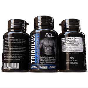 Tribulus Terrestris Saponins 96% Strongest Extract 15:1 Bodybuilding 100% Natural Herbal Supplement Pills