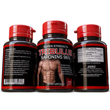 Load image into Gallery viewer, Tribulus Terrestris Saponins 96% Strongest Extract 15:1 Bigger Muscles 100% Natural Herbal Supplement Pills