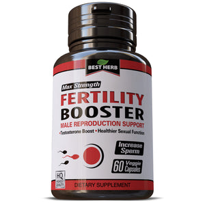 CONCEPTION AID INCREASE MALE FERTILITY SUPPORT INCREASE SPERM MOTILITY VOLUME HERBS PILLS