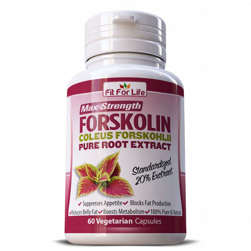 Fit For Life Forskolin COLEUS FORSKOHLII Weight Loss Slimming Herbal Supplement Capsules Pills