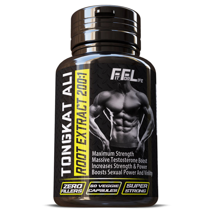 Tongkat Ali Root Extract Grade 'A' 200:1 Power For Men Male Enhancing 100% Natural Herbal Supplement Pills